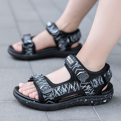 Casual καλοκαιρινά σανδάλια με κούμπωμα velcro