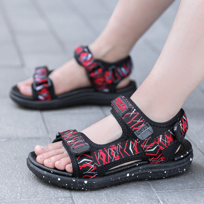 Casual καλοκαιρινά σανδάλια με κούμπωμα velcro