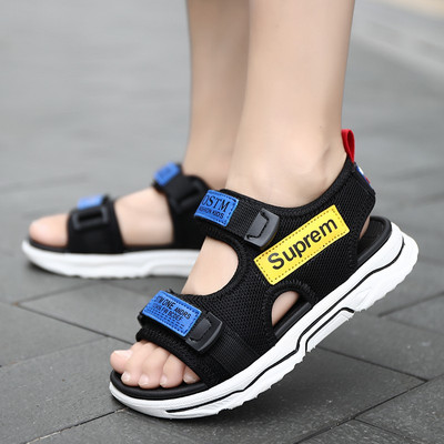 Casual καλοκαιρινά σανδάλια με κούμπωμα velcro