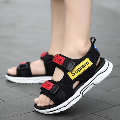 Casual καλοκαιρινά σανδάλια με κούμπωμα velcro