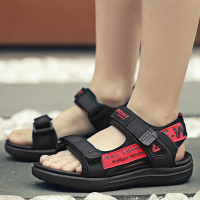 Casual καλοκαιρινά σανδάλια με κούμπωμα velcro