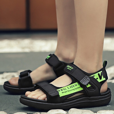Casual καλοκαιρινά σανδάλια με κούμπωμα velcro