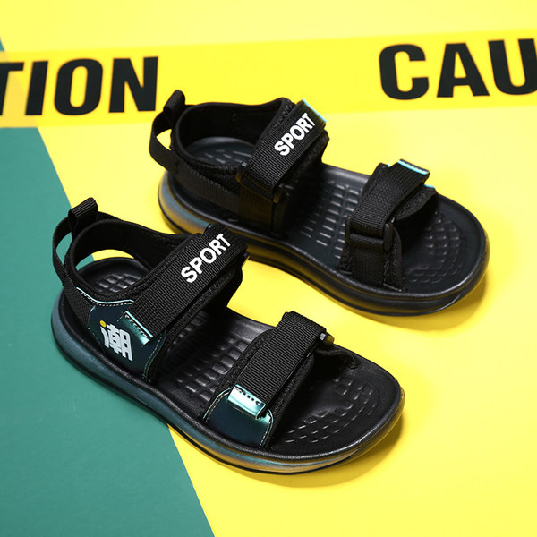 Casual παιδικά υφασμάτινα σανδάλια με κούμπωμα velcro