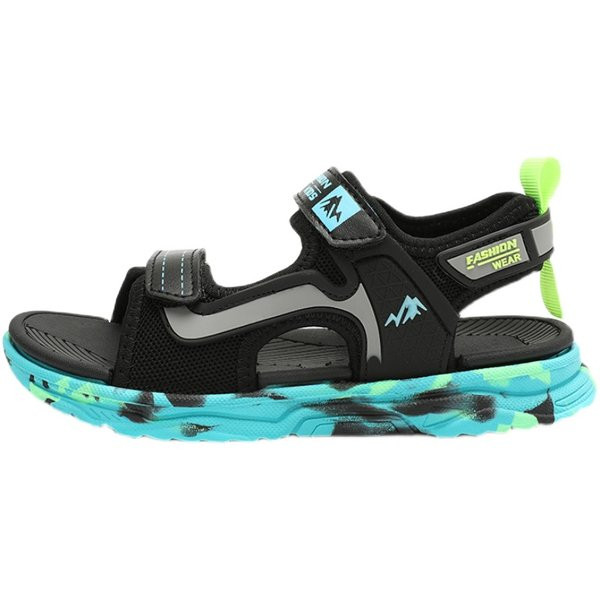 Casual παιδικά σανδάλια για αγόρια με χρωματιστή σόλα