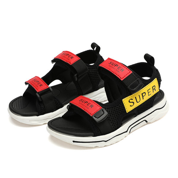 Παιδικά υφασμάτινα σανδάλια με εμβλήματα για αγόρια