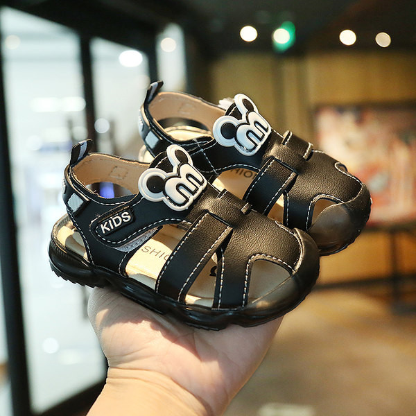 Летни детски сандали с 3D елемент за момчета