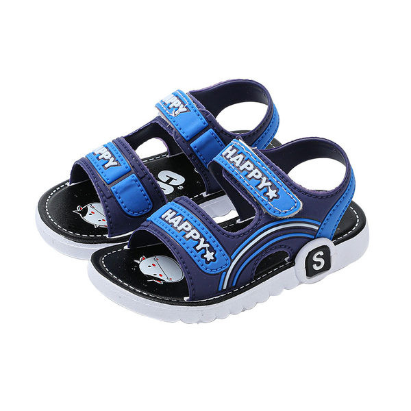 Gyermek szandál három virágos felirattal