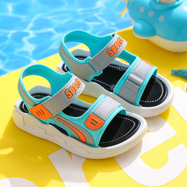 Több színben feliratos gyerekszandál