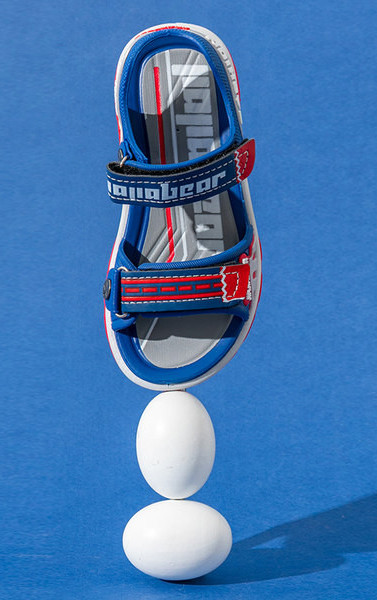 Alkalmi gyerekszandál tépőzárral fiúknak