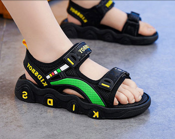 Текстилни детски сандали с равна подметка - няколко цвята