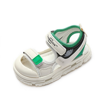Детски сандали с гумена подметка и защита за пръстите