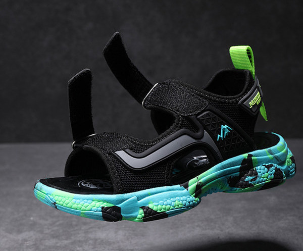 Gyermek textil szandál gumitalppal