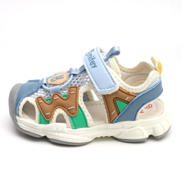 Hálós szövetből készült gyerekszandál - különböző színekben