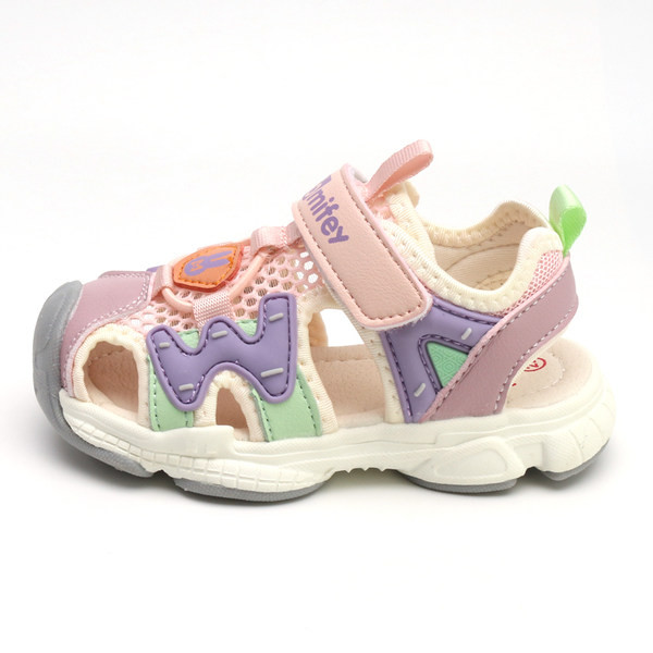 Hálós szövetből készült gyerekszandál - különböző színekben