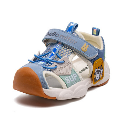 Gyermek velúr szandál zárt orrokkal