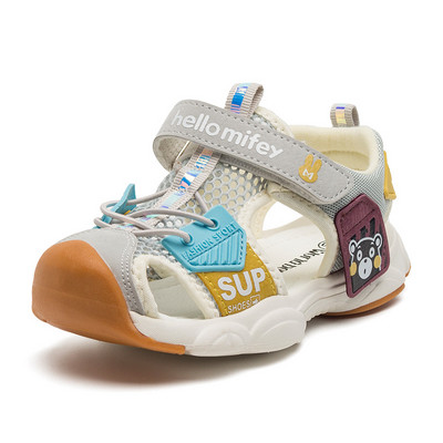 Gyermek velúr szandál zárt orrokkal