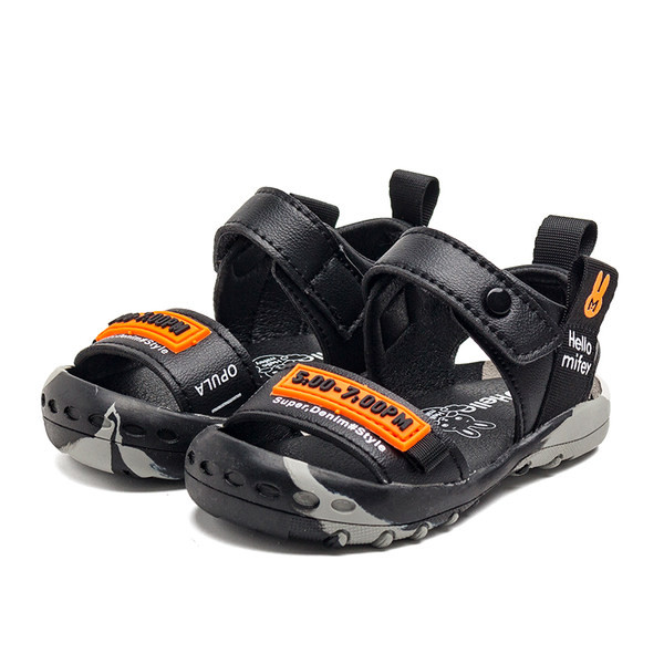 Öko bőrből készült nyári gyerekszandál - két színben