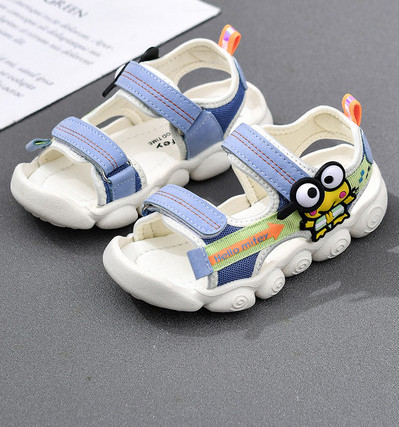 Детски сандали за момчета с 3D апликация нов модел