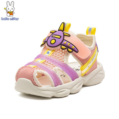 Színes gumi rátéttel ellátott gyerekszandál