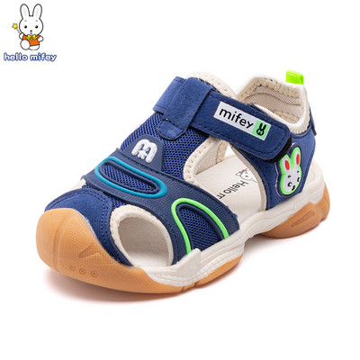 Gyermek zárt textil szandál rátéttel