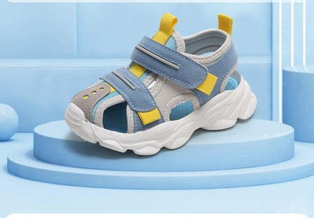 Παιδικά πέδιλα casual με velcro κούμπωμα - τρία χρώματα