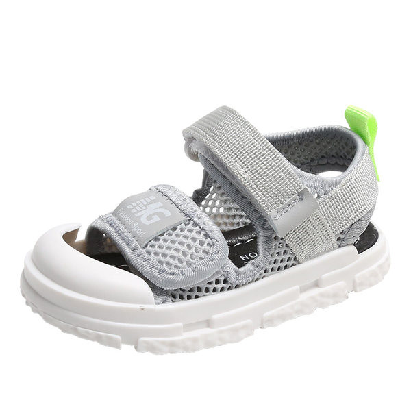 Παιδικά σανδάλια με διχτυωτό ύφασμα και  λουράκια βελκρό