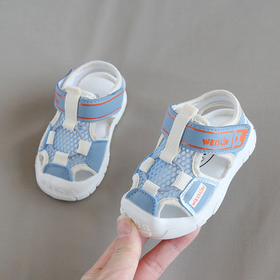 Vasarinės vaikiškos basutės su tinkleliais berniukams arba mergaitėms