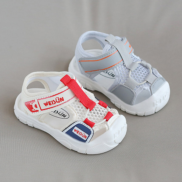 Vasarinės vaikiškos basutės su tinkleliais berniukams arba mergaitėms