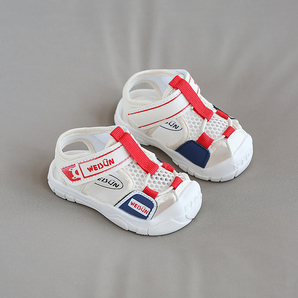 Vasarinės vaikiškos basutės su tinkleliais berniukams arba mergaitėms