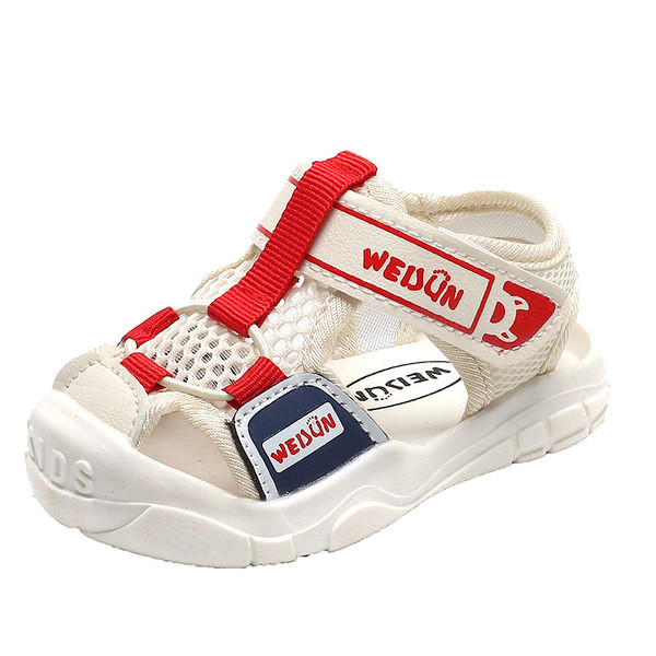 Vasarinės vaikiškos basutės su tinkleliais berniukams arba mergaitėms