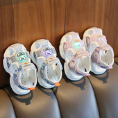 Gyerekszandál hálós anyagból és öko bőrből