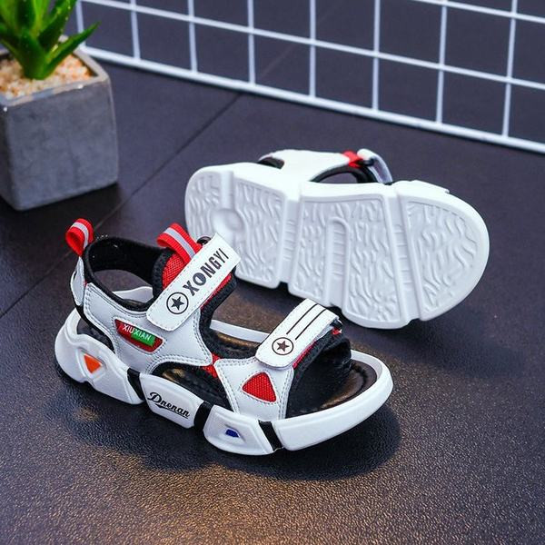 Παιδικά σανδάλια με βελκρό - διχρωμία