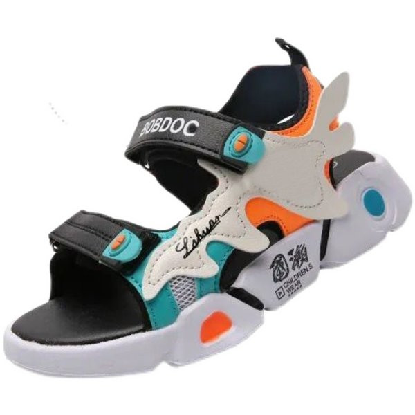 Új modell gyerekszandál fiúknak durva talppal, felirattal