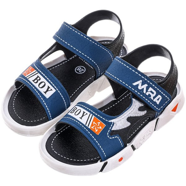 Gyermekszandál fiúknak három színben, matricával