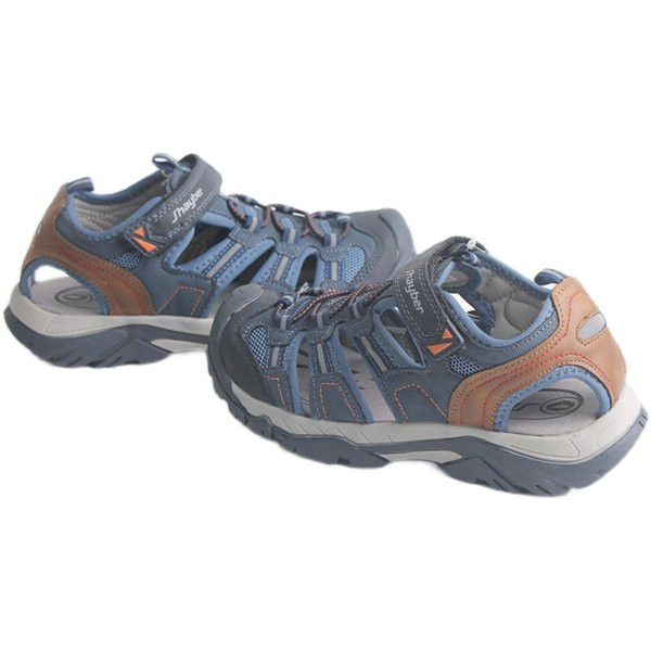 Három színben matricás, durva talpú gyerekszandál