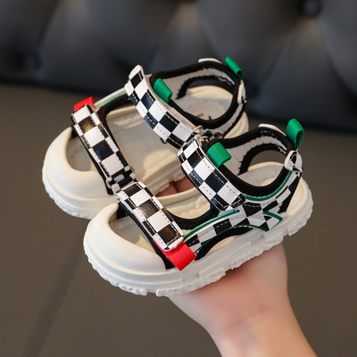 Νέο μοντέλο unisex δερμάτινα σανδάλια με velcro