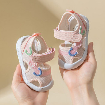 Летни детски сандали за момичета и момчета от текстил