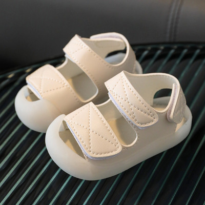 Απλό μοντέλο παιδικά σανδάλια από έκο δέρμα με velcro