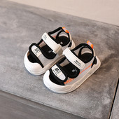 Καλοκαιρινά κλειστά σανδάλια με διχτυωτό και βέλκρο για αγόρια και κορίτσια