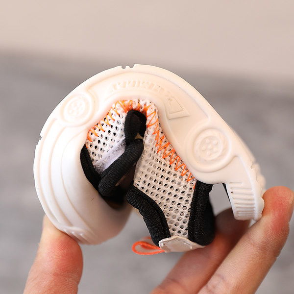 Καλοκαιρινά κλειστά σανδάλια με διχτυωτό και βέλκρο για αγόρια και κορίτσια