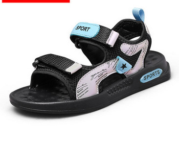 Παιδικά σανδάλια με μοτίβο με σχέδια και  velcro