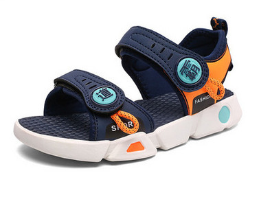 Παιδικά σανδάλια με μοτίβο με σχέδια και  velcro