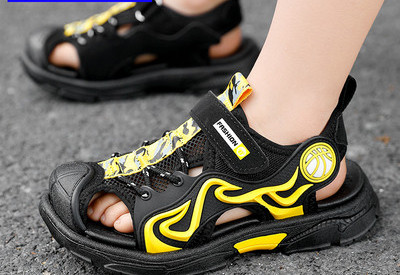 Спортно-ежедневни детски сандали с връзки за момчета