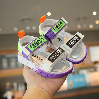 Παιδικά σανδάλια με επιγραφή για αγόρια