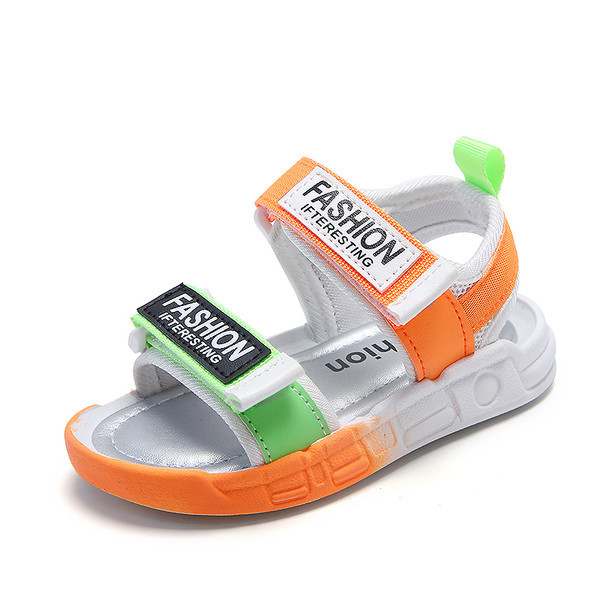 Παιδικά σανδάλια με επιγραφή για αγόρια