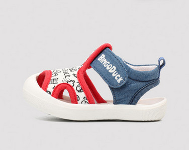 Παιδικά διχτυωτά σανδάλια με  λουράκια βελκρό - πολλά χρώματα