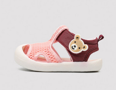 Παιδικά διχτυωτά σανδάλια με  λουράκια βελκρό - πολλά χρώματα