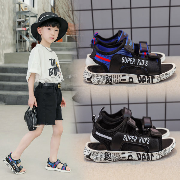 Παιδικά σανδάλια με  σόλα - κούμπωμα velcro