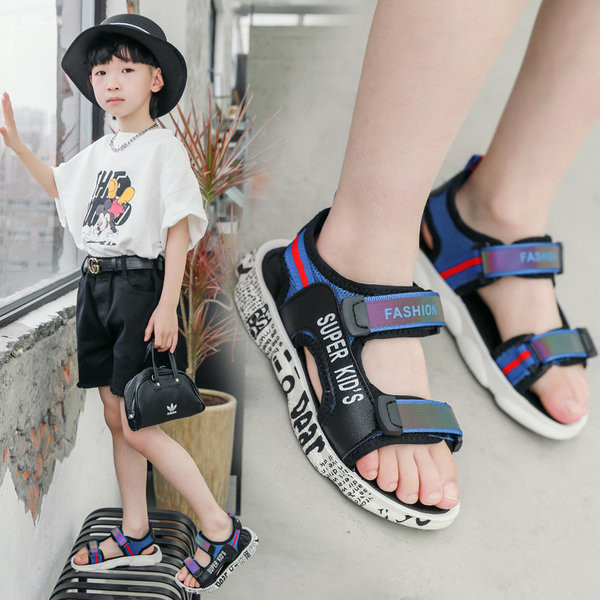 Παιδικά σανδάλια με  σόλα - κούμπωμα velcro