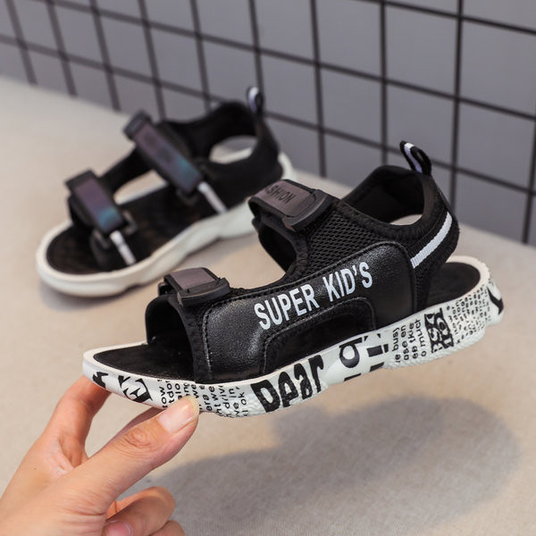 Παιδικά σανδάλια με  σόλα - κούμπωμα velcro